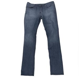 People's Liberation Tanya Skinny/Straight Jeans, Size 30 Gray -32 x 34 Low Rise